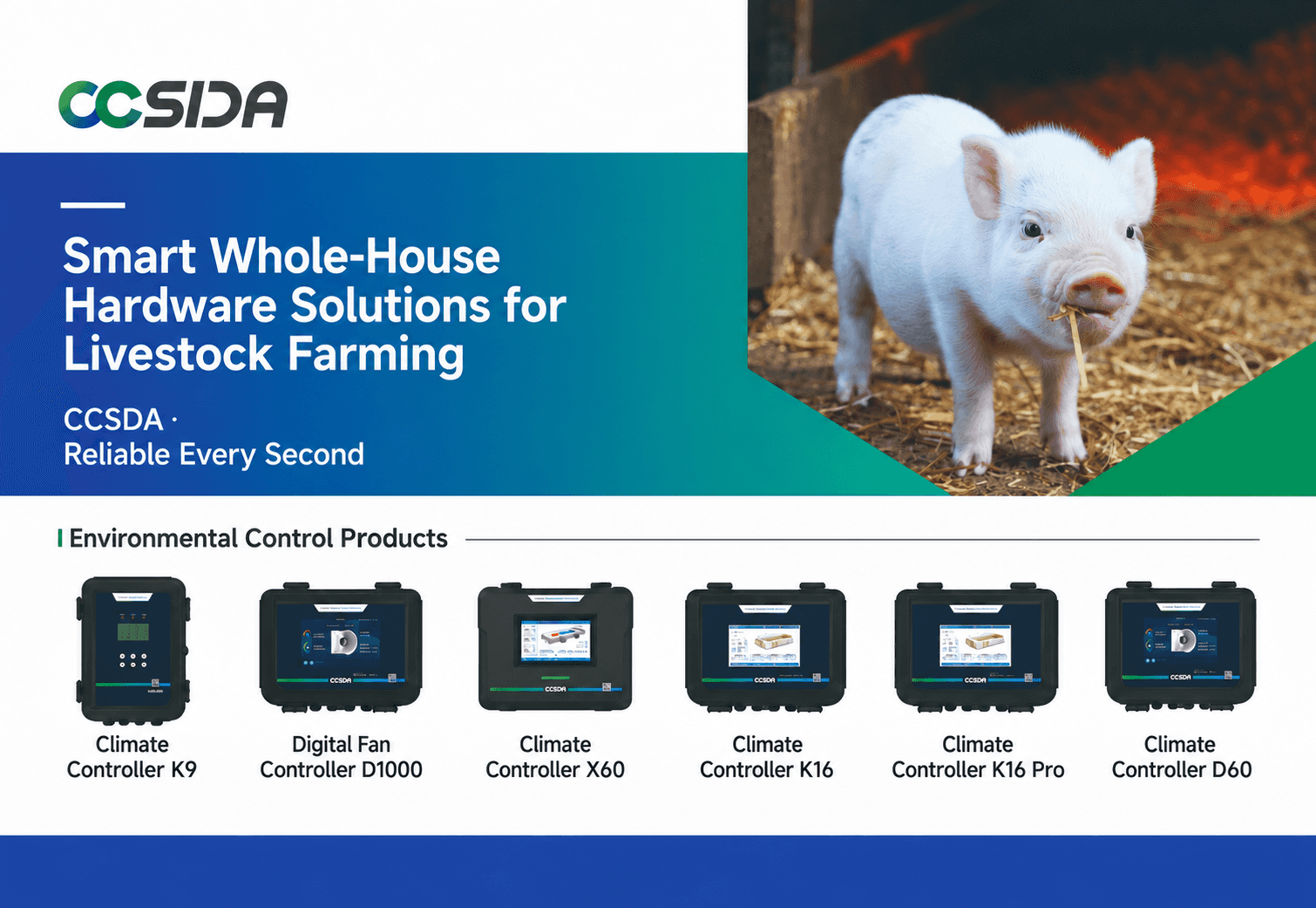 K16 Pig Farm Environmental Controller for Negative-Pressure Ventilation